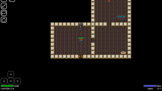 Inside a building
